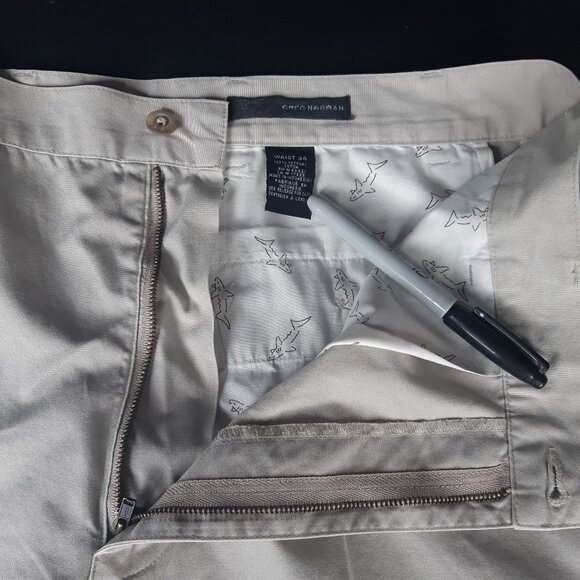 Greg Norman SZ 34 Beige 100% Cotton Men's Shorts - Picture 4 of 11